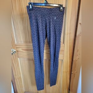 Smartwool Women's Merino Wool Base Layer Leggings warm gray pattern S